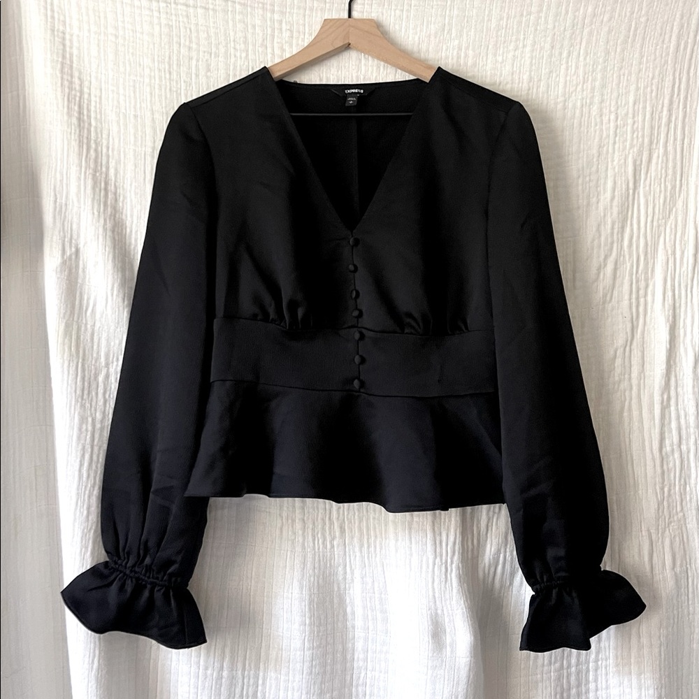 Express Puff Sleeve Blouse, S